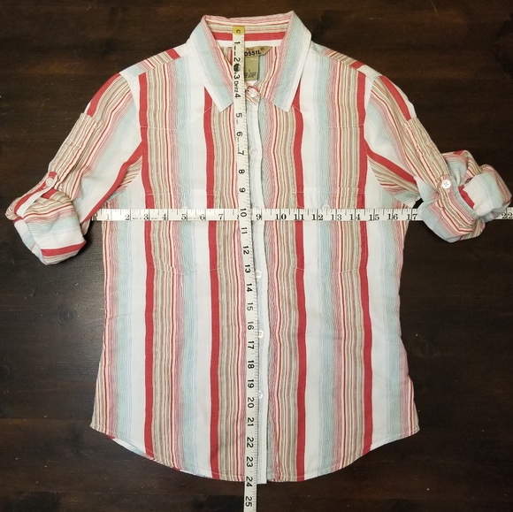 Fossil Western Plaid Shirt, S - Picture 6 of 13